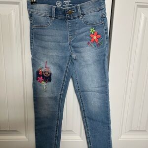 Wonder Nation Blue Embroidered Kids Jeans